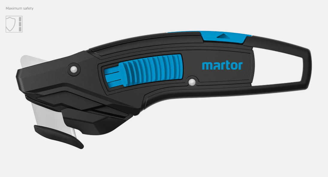 Cutter de siguranta Martor Secumax 370 lama ascunsa 10 mm adancime de taiere