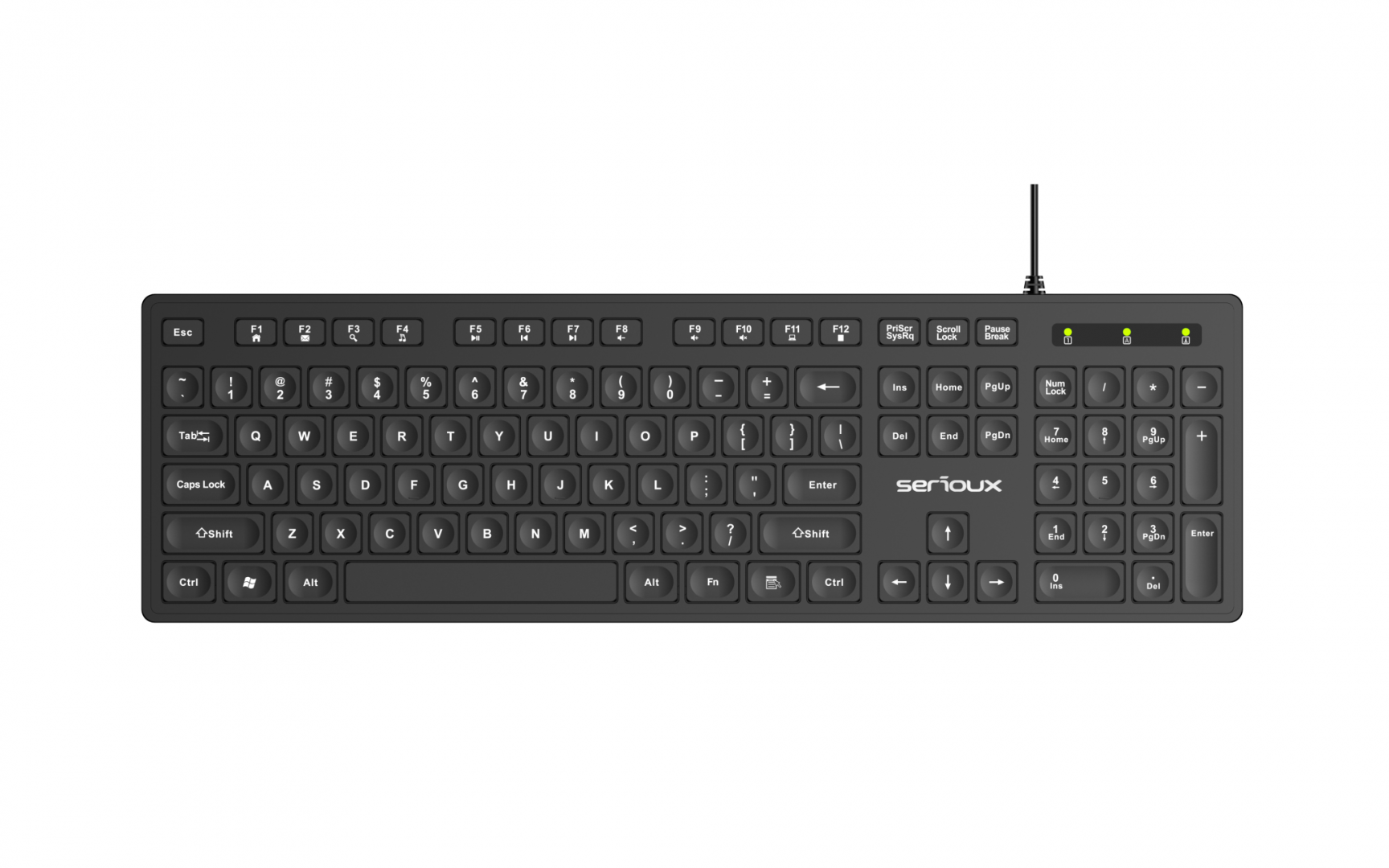 TASTATURA SERIOUX SRXK-SKB704WD