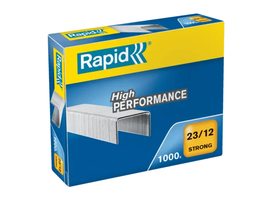 Capse Rapid Strong 23/12 pentru 60-90 coli 1000 buc/cutie