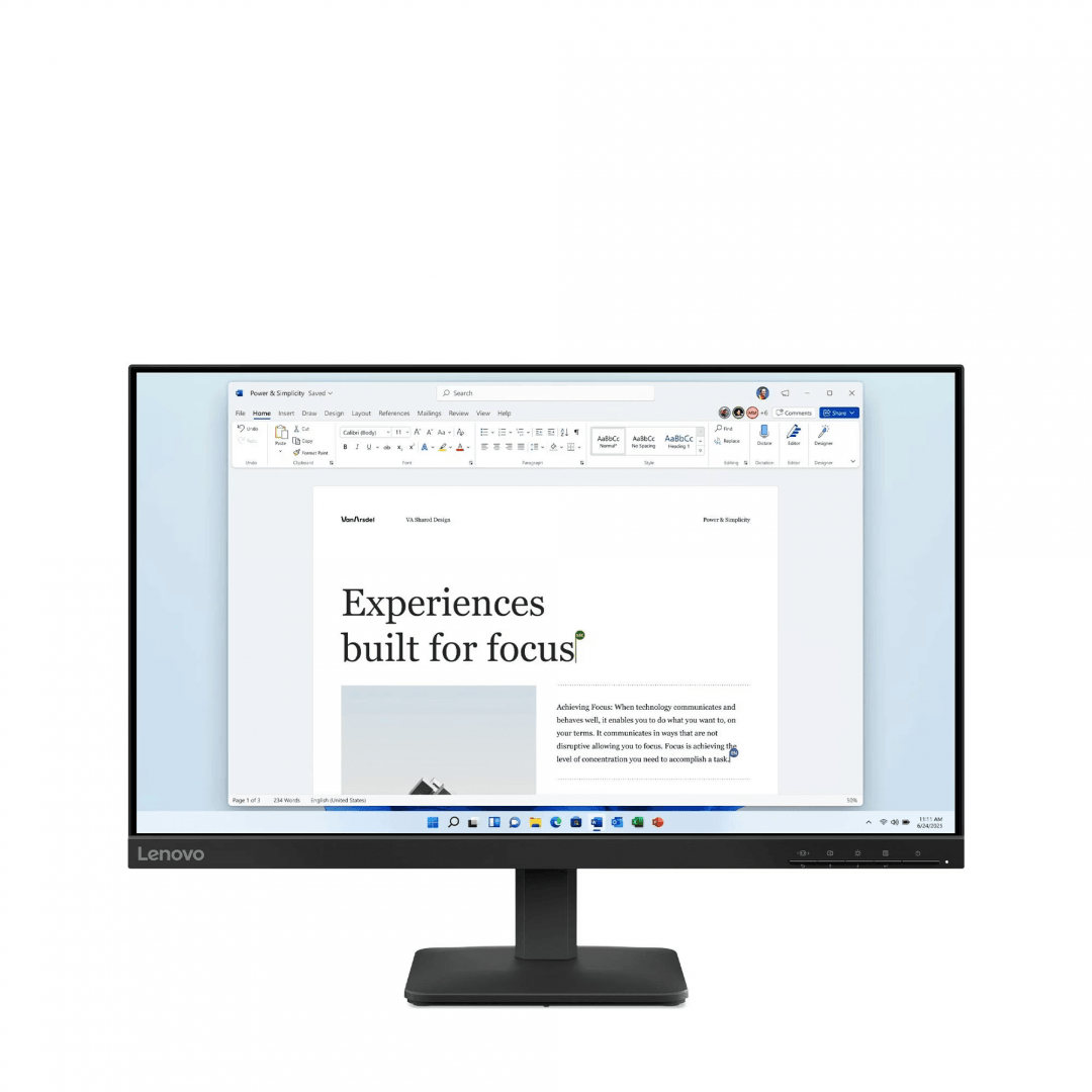 Lenovo L24-4e 23.8 FHD IPS 100Hz Lenovo L24-4e 23.8