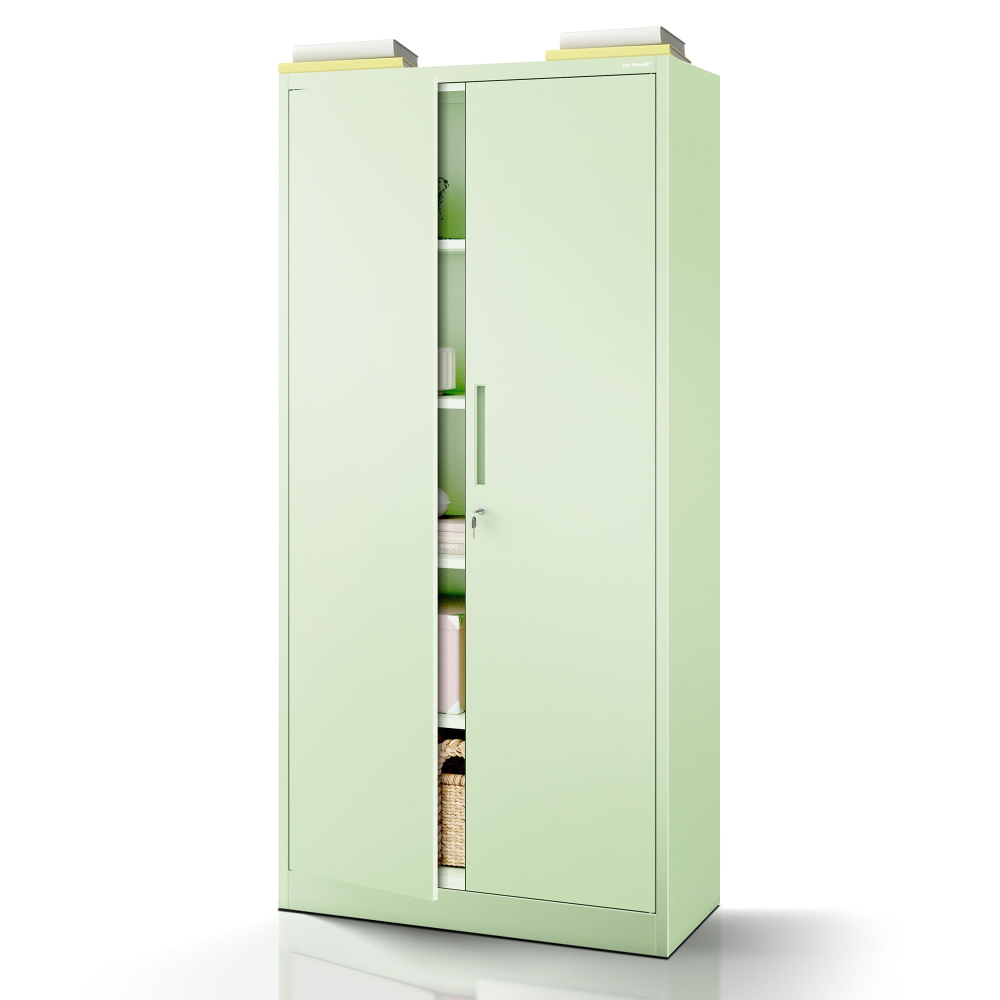 Dulap cu rafturi, 900 x 1850 x 400 mm, Fresh Style: verde pastel Dulap cu rafturi, 900 x 1850 x 400 mm, Fresh Style: verde pastel