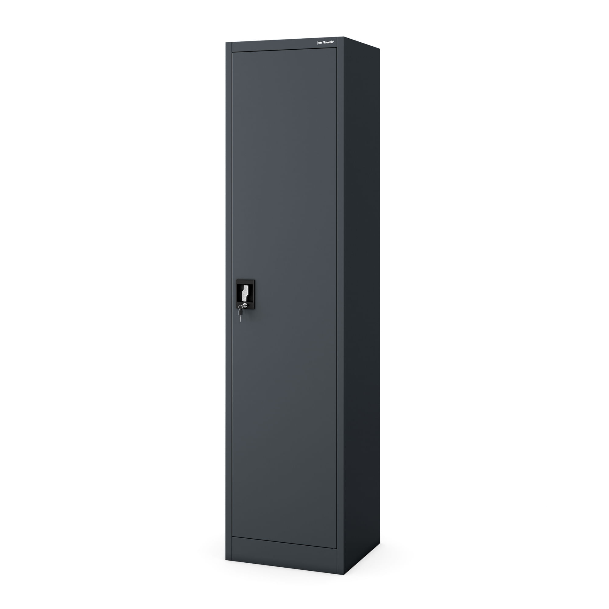 Dulap metalic de birou pentru dosare ALEX, 450 x 1850 x 400 mm, antracit Dulap metalic de birou pentru dosare ALEX, 450 x 1850 x 400 mm, antracit