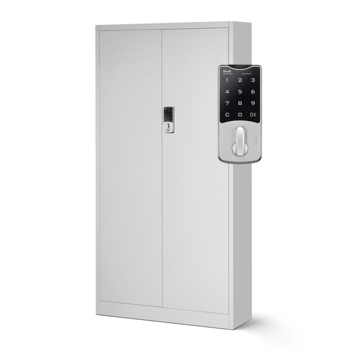 Dulap metalic pentru birou DANIEL, 900 x 1850 x 400 mm, gri Dulap metalic pentru birou DANIEL, 900 x 1850 x 400 mm, gri