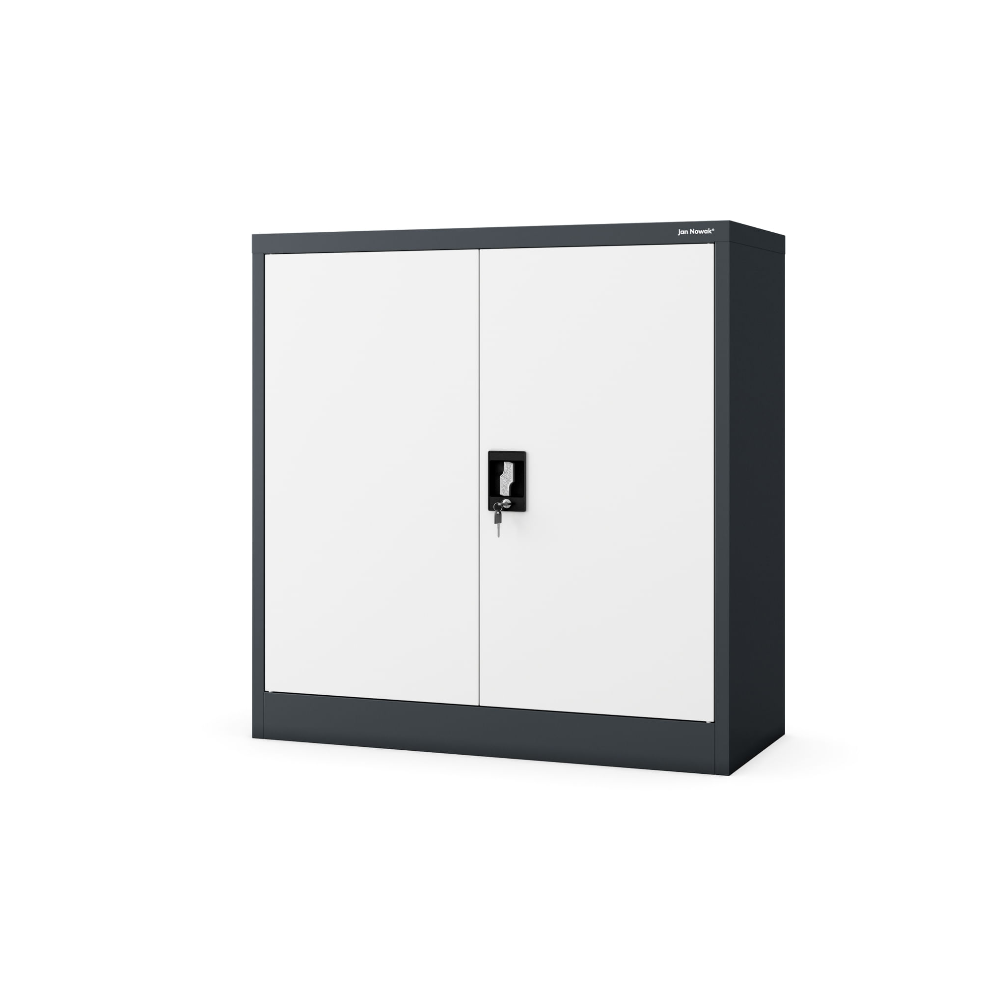 Dulap pentru dosare cu cheie BEATA, 900 x 930 x 400 mm, antracit-alb Dulap pentru dosare cu cheie BEATA, 900 x 930 x 400 mm, antracit-alb