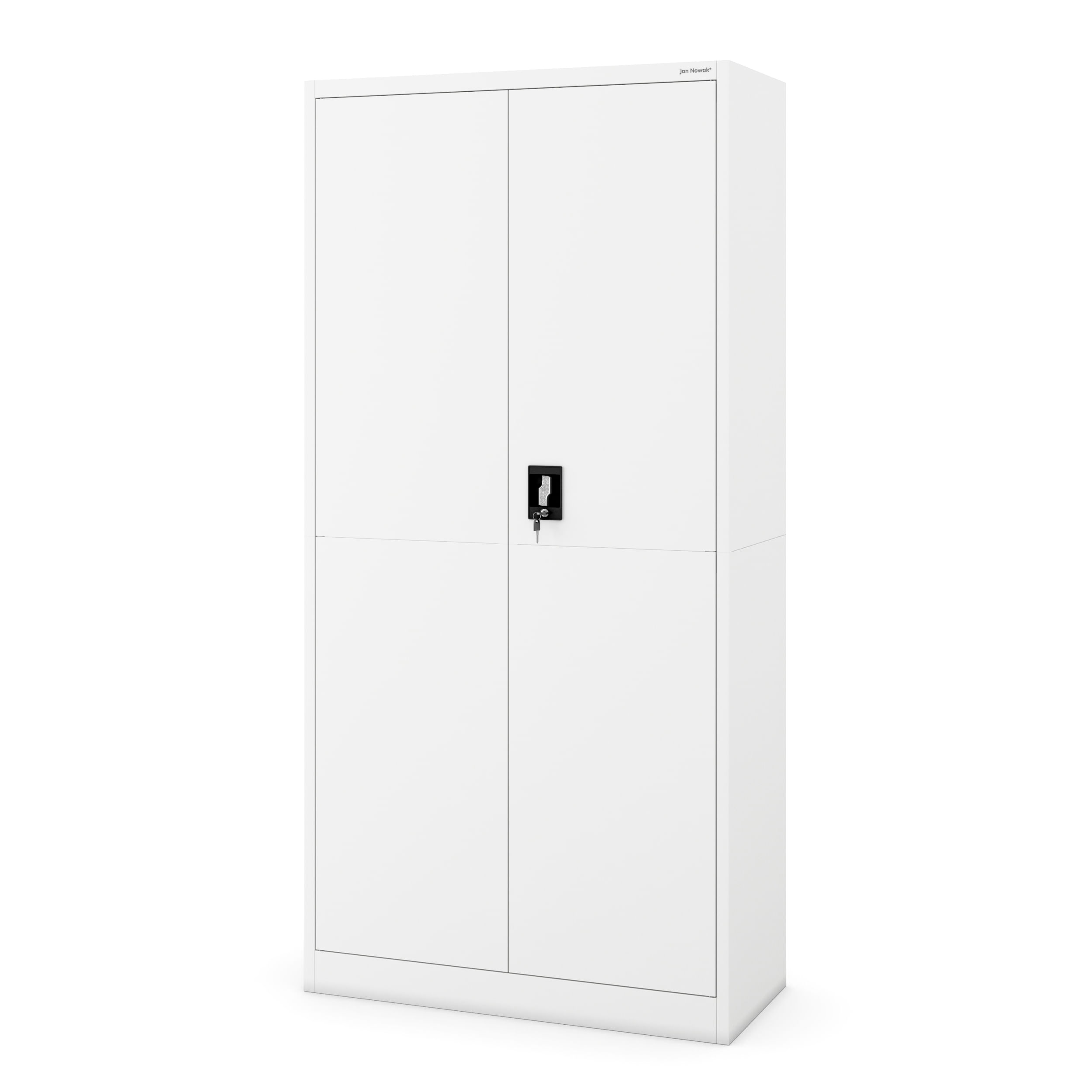 Dulap de depozitare metalic DAWID, 900 x 1850 x 400 mm, Smart: alb Dulap de depozitare metalic DAWID, 900 x 1850 x 400 mm, Smart: alb