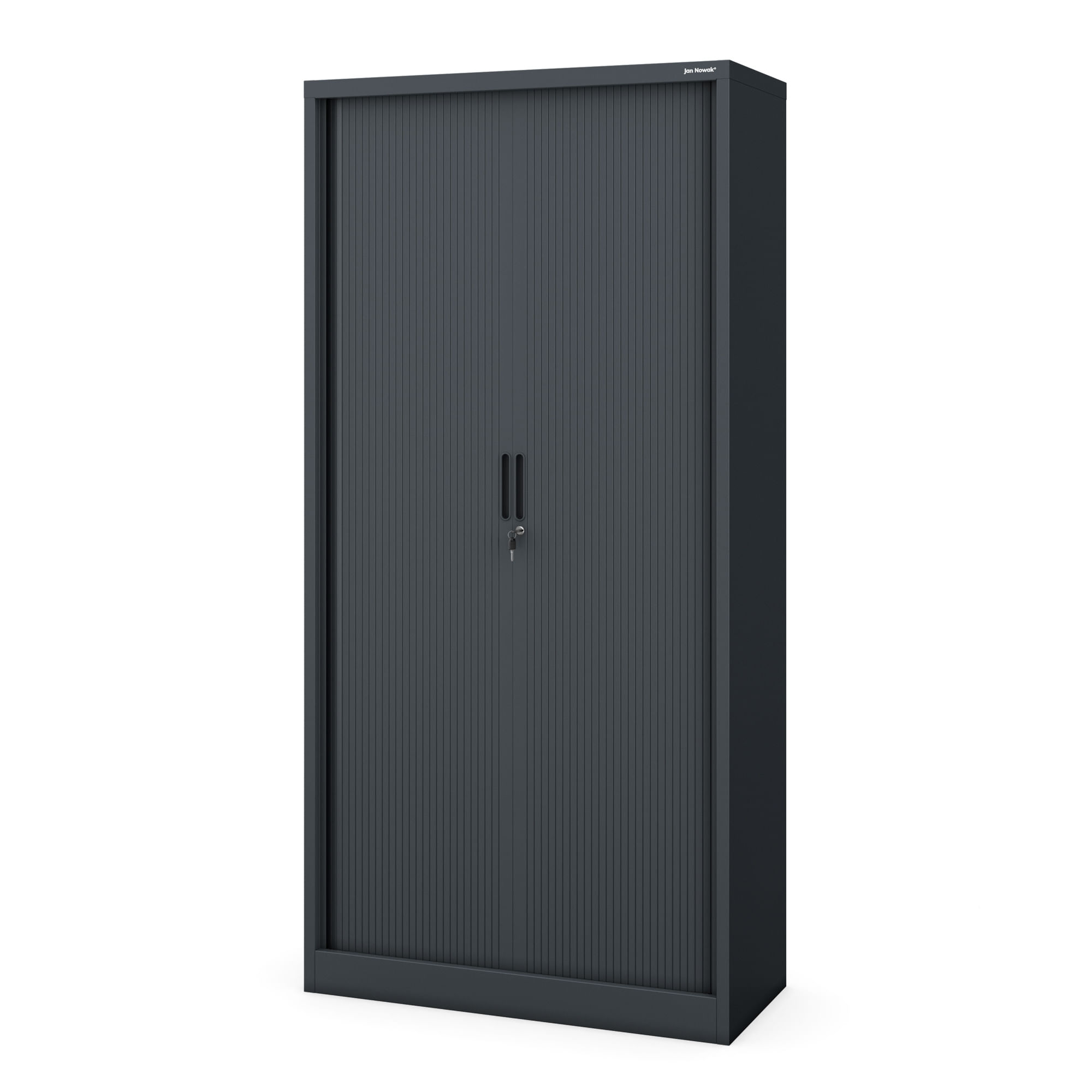 Dulap usi glisante metalic DAMIAN, 900 x 1850 x 450 mm, antracit Dulap uși glisante metalic DAMIAN, 900 x 1850 x 450 mm, antracit