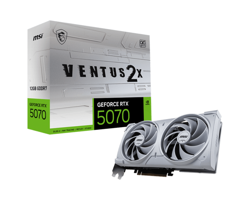 MSI GeForce RTX5070 VENTUS 2X OC White MSI GeForce RTX5070 VENTUS 2X OC White