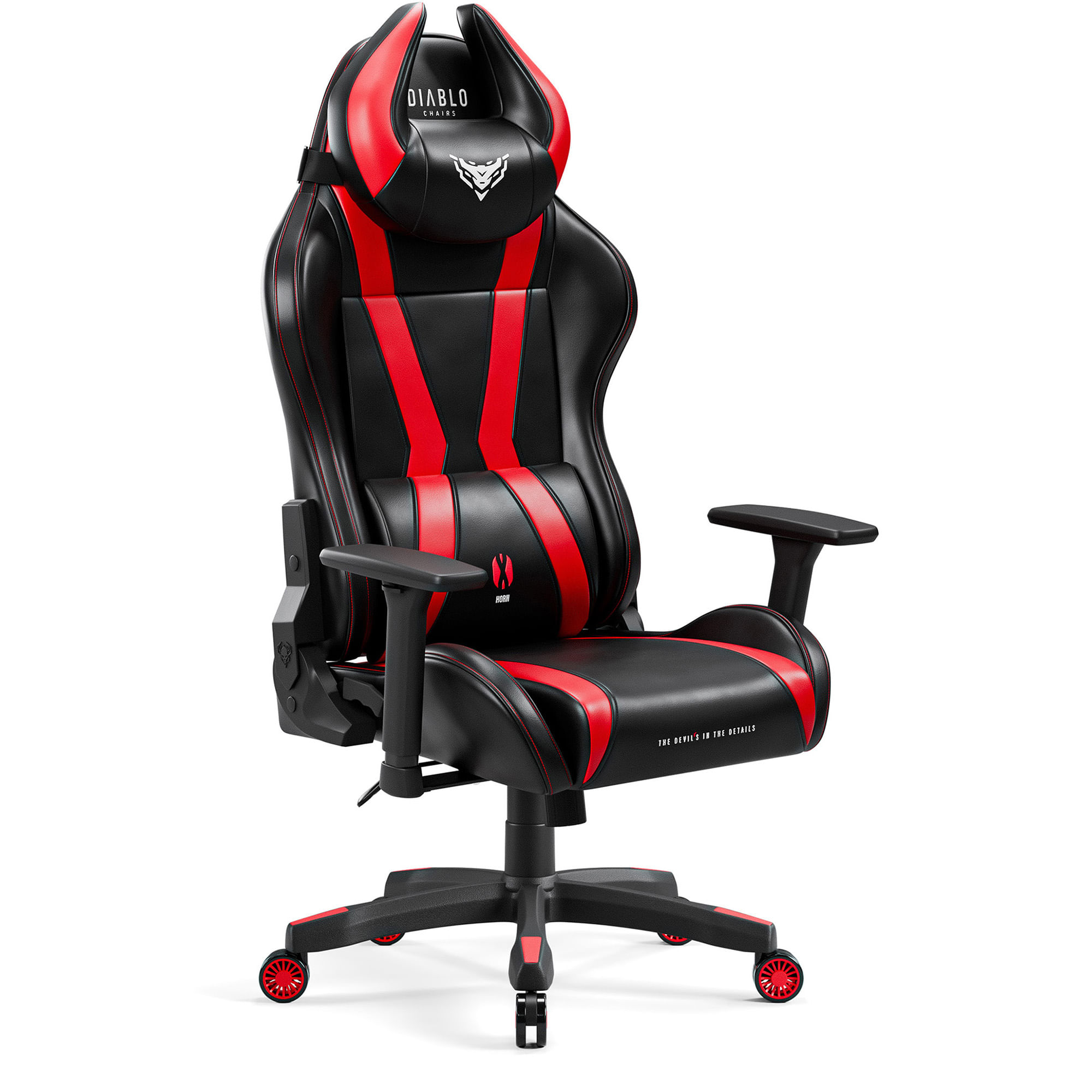 Scaun gaming Diablo X-Horn 2.0 King Size: negru-rosu Scaun gaming Diablo X-Horn 2.0 King Size: negru-rou