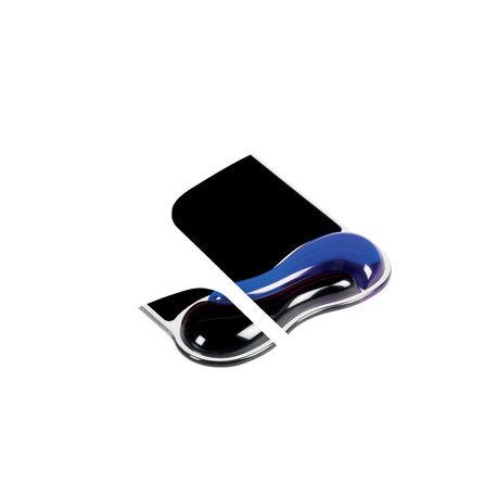 Mouse pad ergonomic duo gel Kensington cu suport pentru încheietură albastru/negru