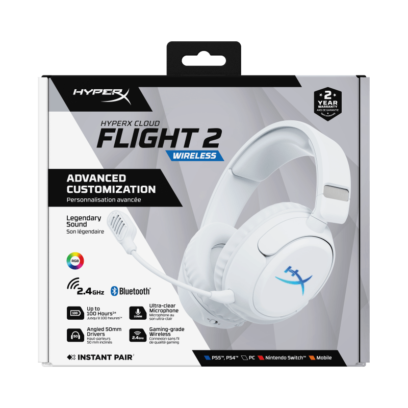 on cloud hiking boots HyperX Cloud Flight 2 WL WHT GAM HS