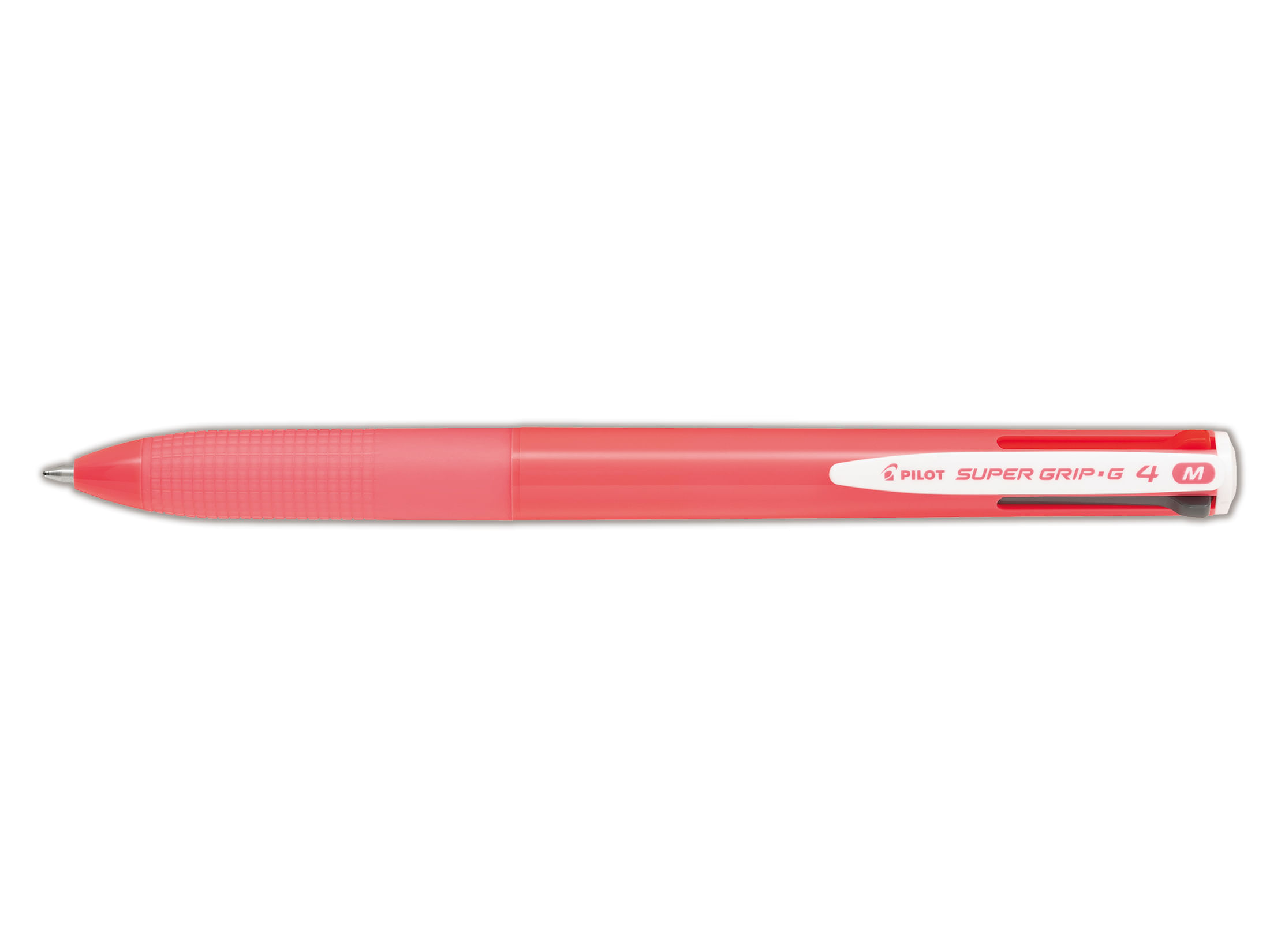 Pix cu bila Pilot Super Grip G 4 culori 1 mm cu click diverse modele Pix cu bila Pilot Super Grip G 4 culori 1 mm cu click diverse modele roz