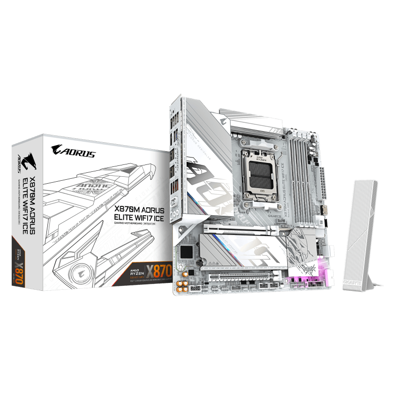 GIGABYTE X870M AORUS ELITE WIFI7 ICE