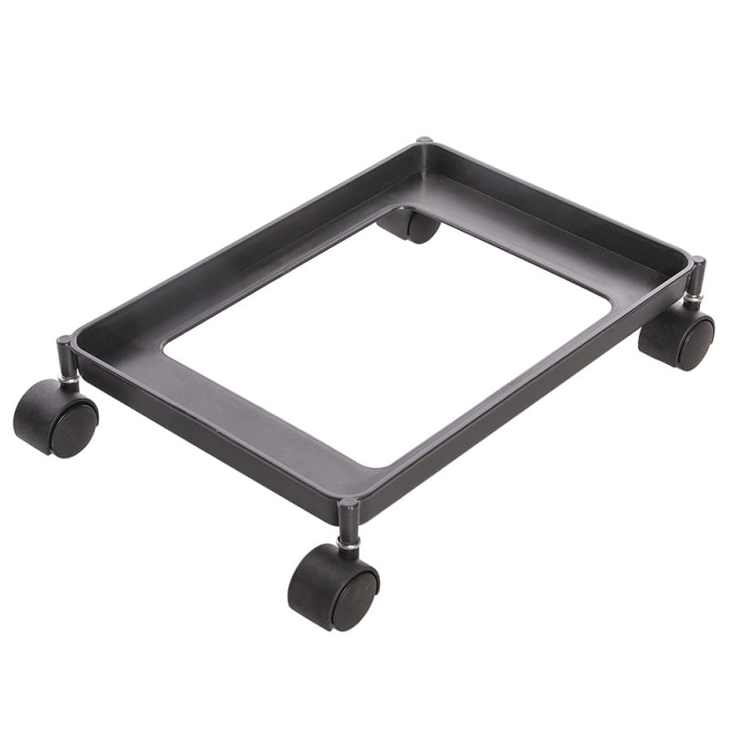 Suport cu roti pentru galeata dubla - negru Suport cu roti pentru galeata dubla - negru