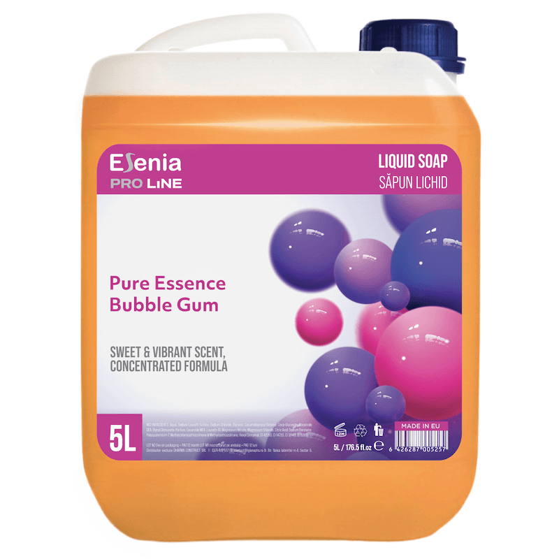 Sapun lichid Esenia Pro Line Bubble Gum premium 5 litri Sapun lichid Esenia Pro Line Bubble Gum premium 5 litri