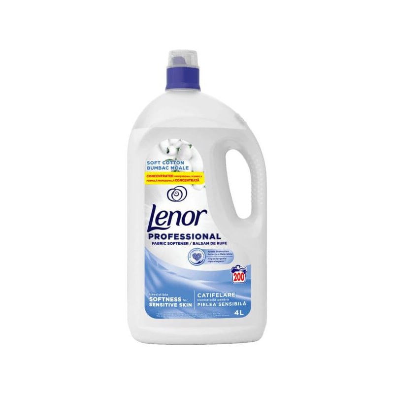 Balsam rufe Lenor Soft Cotton 4L 200 spalari Balsam rufe Lenor Soft Cotton 4L 200 spalari
