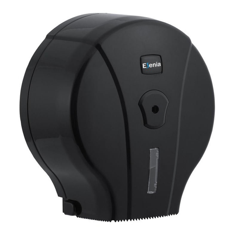 Dispenser hartie igienica Mini Jumbo Esenia - ABS negru Dispenser hartie igienica Mini Jumbo Esenia - ABS negru
