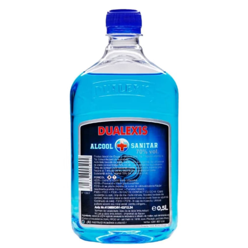 Alcool sanitar Dualexis 500 ml Alcool sanitar Dualexis 500 ml