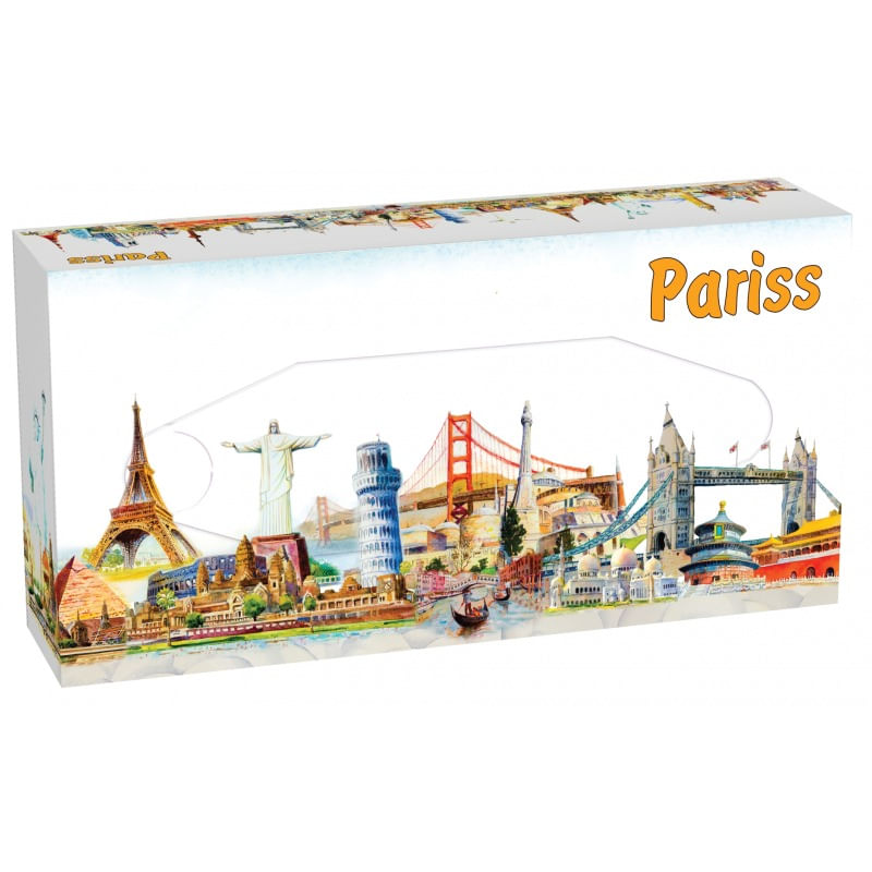 Servetele faciale Paris 100 buc/pac 2 str Servetele faciale Paris 100 buc/pac 2 str