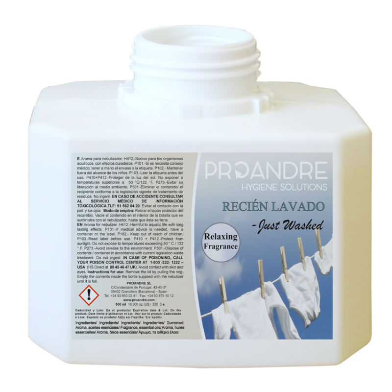 Rezerva Odorizant Camera - Ulei Parfum Difuzor - Just Washed 250 ml Rezerva Odorizant Camera - Ulei Parfum Difuzor - Just Washed 250 ml