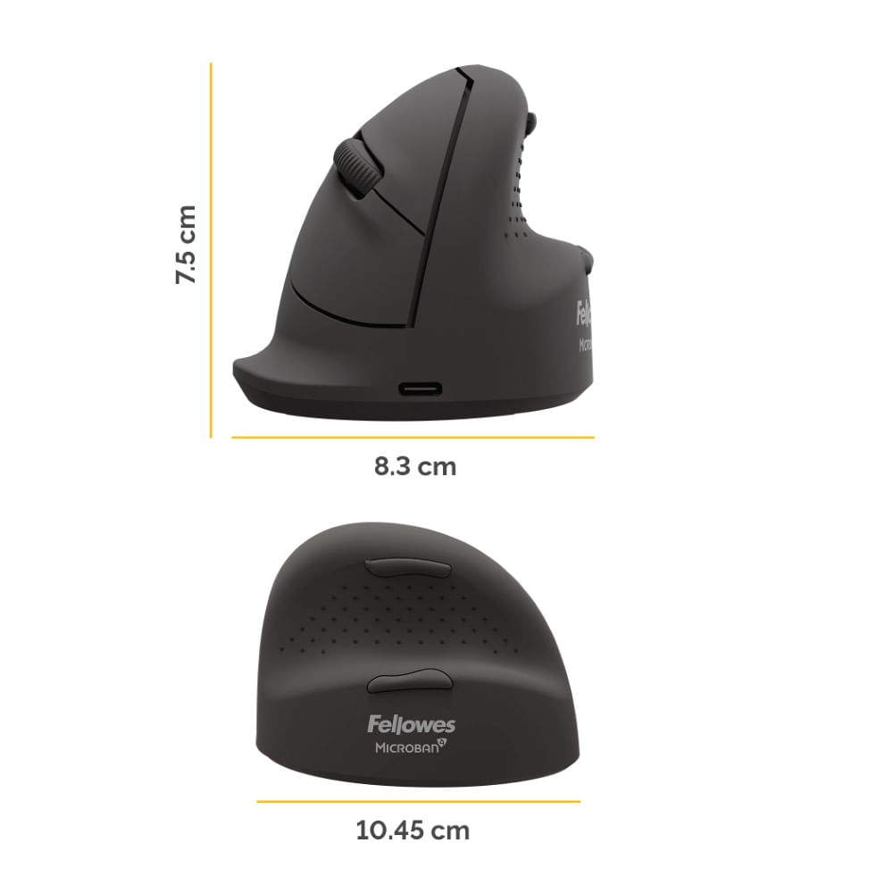 Mouse vertical ergonomic Fellowes Breyta+ pentru dreptaci diverse marimi Mouse vertical ergonomic Fellowes Breyta+ pentru dreptaci diverse marimi mediu