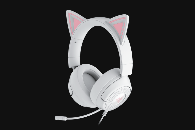 Casti Razer Kraken Kitty V3 X White Casti Razer Kraken Kitty V3 X White