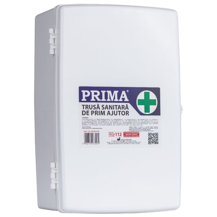 Trusa sanitara de prim ajutor fixa Prima 0599 Trusa sanitara de prim ajutor fixa Prima 0599