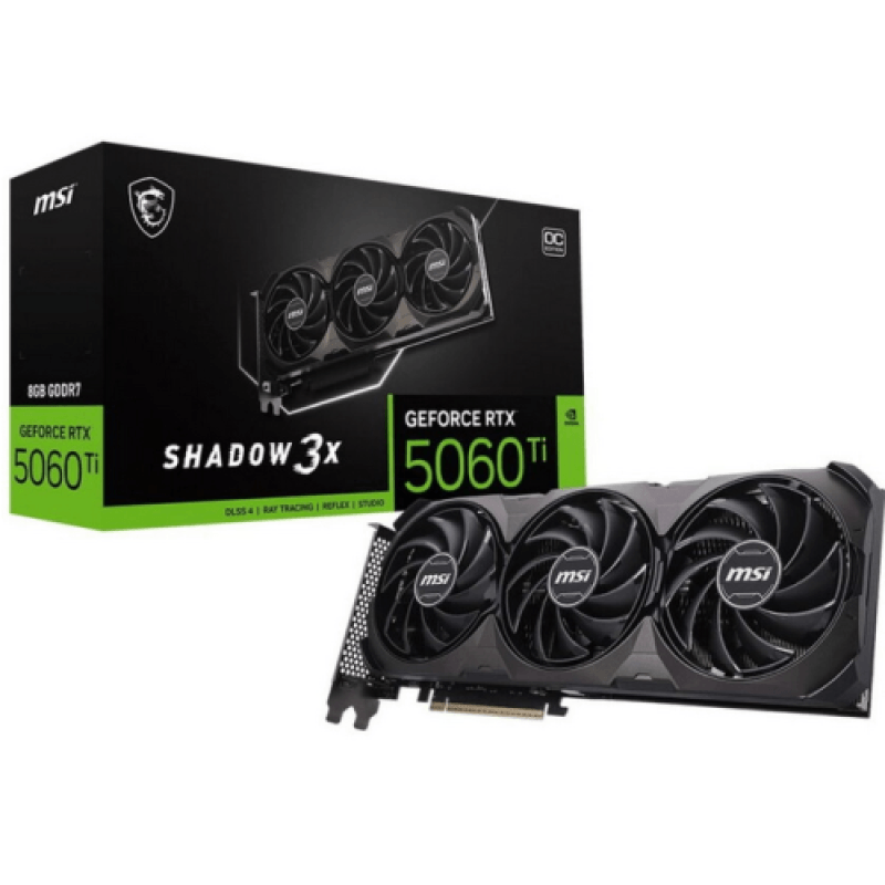 MSI GEFORCE RTX 5060TI 8G SHADOW 3X OC MSI GEFORCE RTX 5060TI 8G SHADOW 3X OC