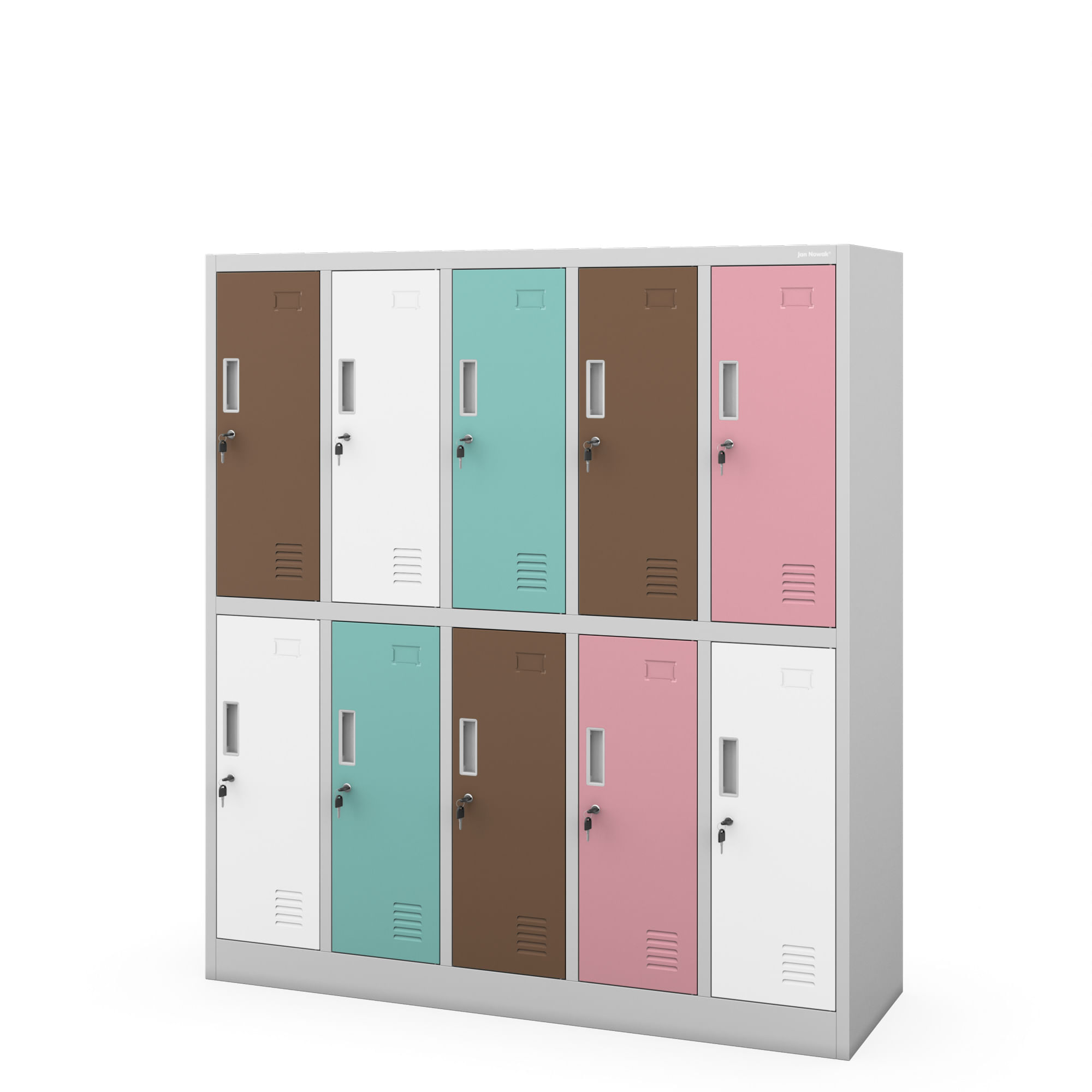 Dulapuri pentru scoala BARTUS, 1360 x 1500 x 450 mm, amestec de pastelate Dulapuri pentru școală BARTUŚ, 1360 x 1500 x 450 mm, amestec de pastelate