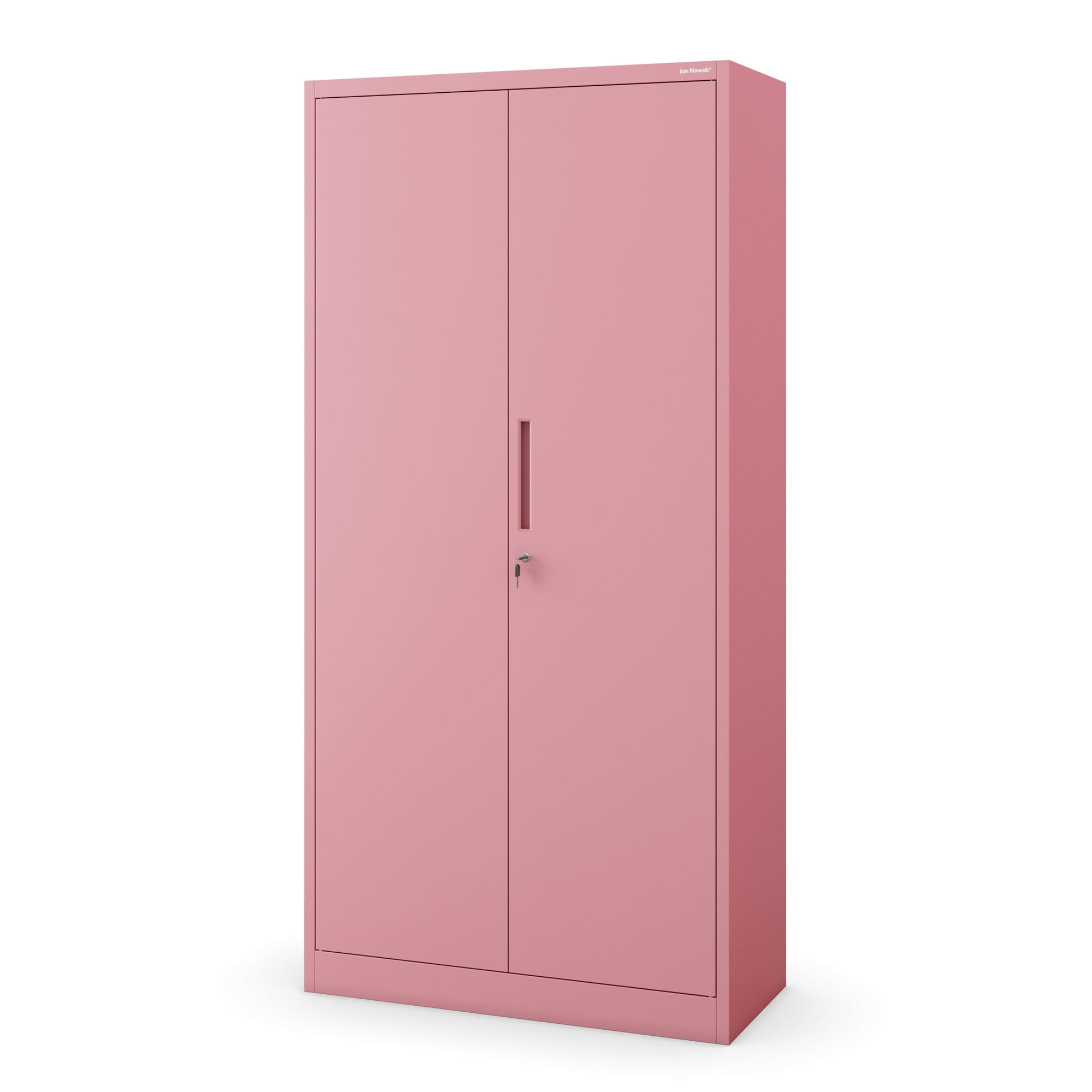 Dulap cu rafturi si bara DAWID, 900 x 1850 x 450 mm Fresh Style: roz pudra Dulap cu rafturi și bară DAWID, 900 x 1850 x 450 mm Fresh Style: roz pudră