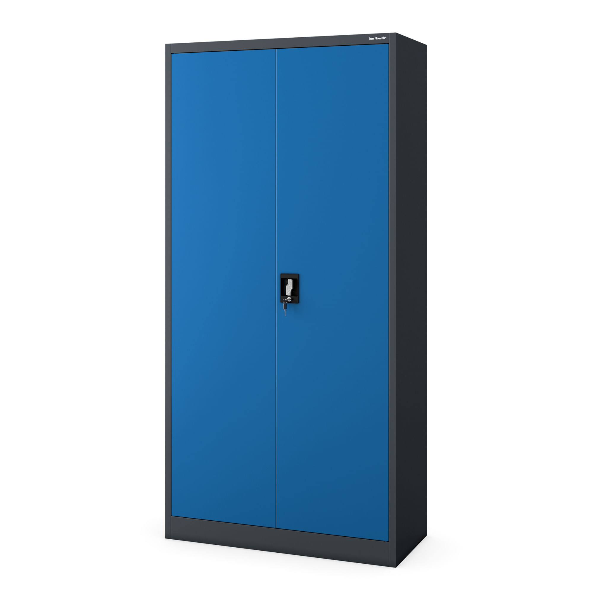 Dulap de curatenie cu inchidere DAWID 900 x 1850 x 450 mm, antracit-albastru Dulap de curățenie cu închidere DAWID 900 x 1850 x 450 mm, antracit-albastru