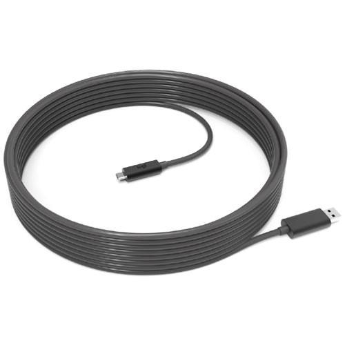 Cablu date Logitech USB-USB-C 10m, negru Cablu date Logitech USB-USB-C 10m, negru