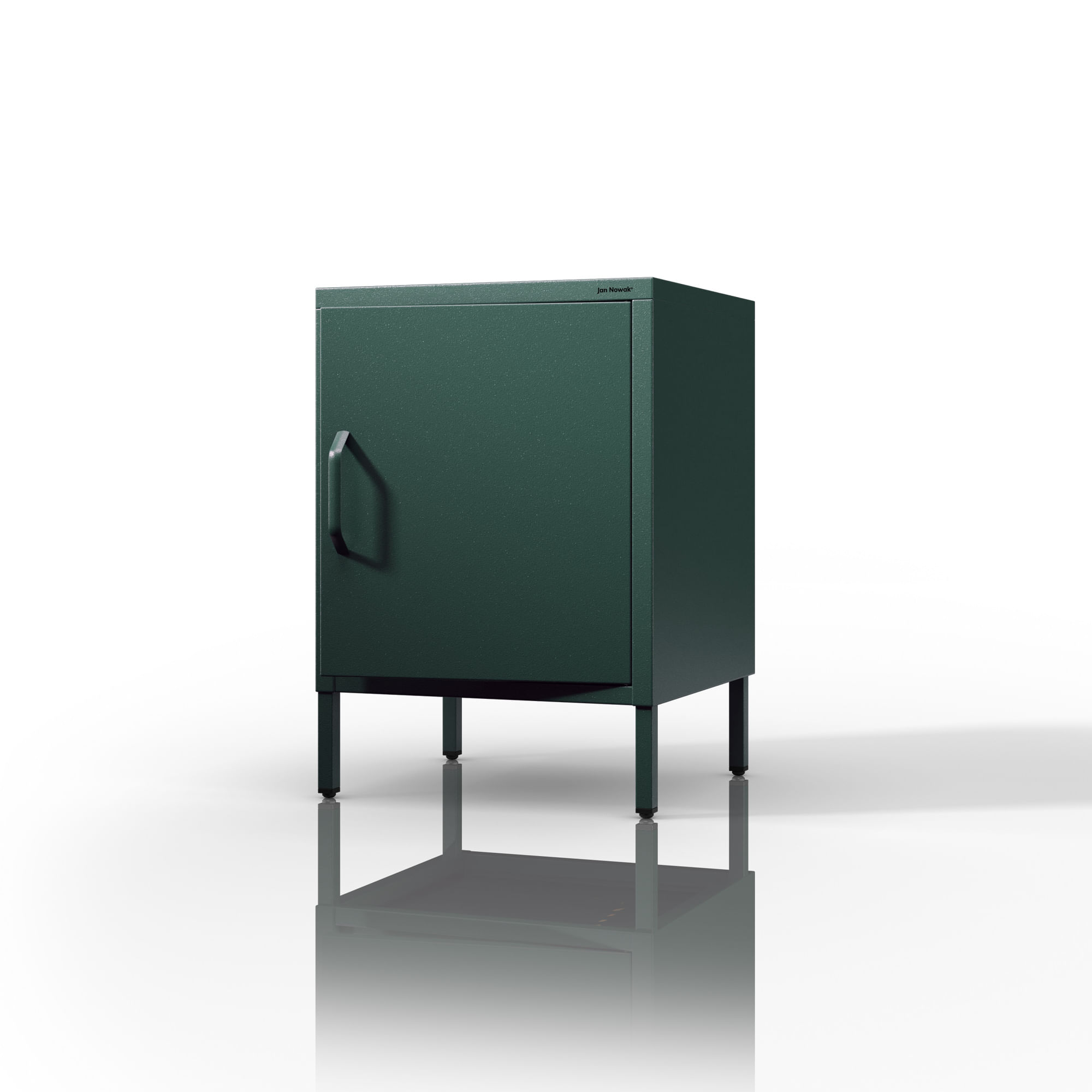 Noptiera MIA, 424 x 595 x 400 mm, Modern: verde sticla Noptieră MIA, 424 x 595 x 400 mm, Modern: verde sticlă