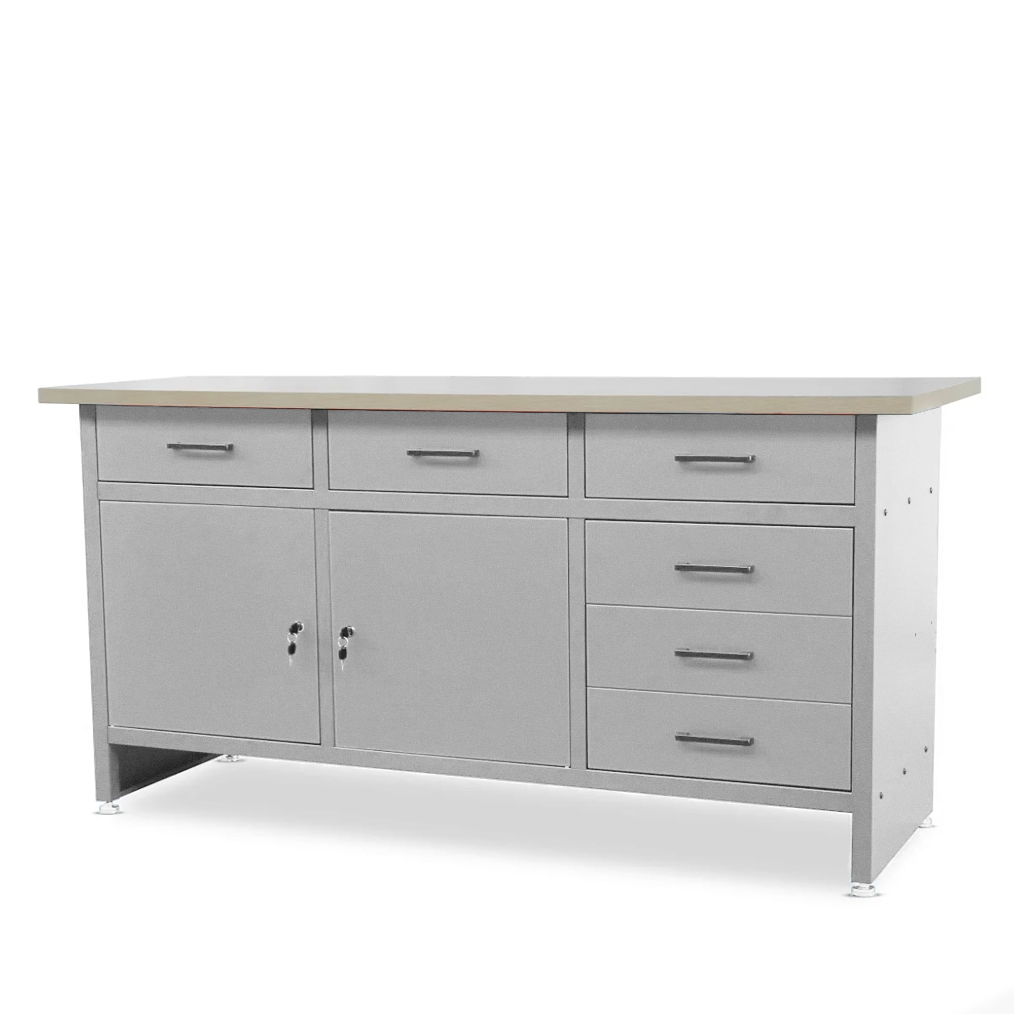 Masa de lucru HENRY, 1700 x 850 x 600 mm, gri Masă de lucru HENRY, 1700 x 850 x 600 mm, gri