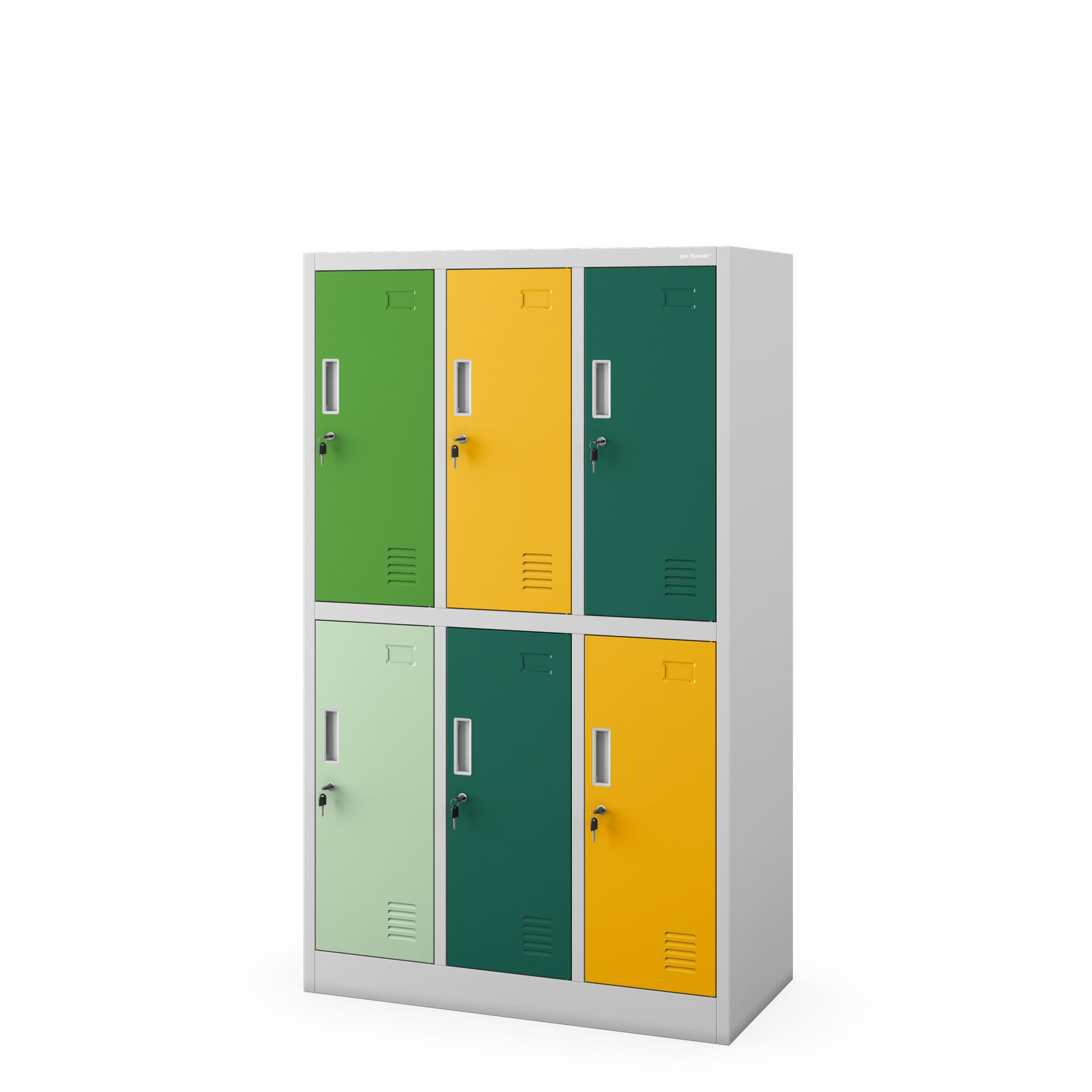 Dulap de siguranta scolara cu 6 usi IGOREK, 900 x 1500 x 450 mm, multicolor Dulap de siguranță școlară cu 6 uși IGOREK, 900 x 1500 x 450 mm, multicolor