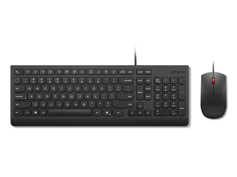 Lenovo Essential Wired Combo Black US Eu Lenovo Essential Wired Combo Black US Eu