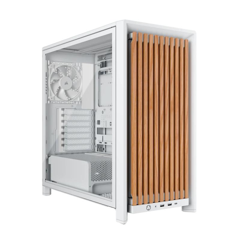 CASE CORSAIR 4000D RS WOOD WH / Oak CASE CORSAIR 4000D RS WOOD WH / Oak