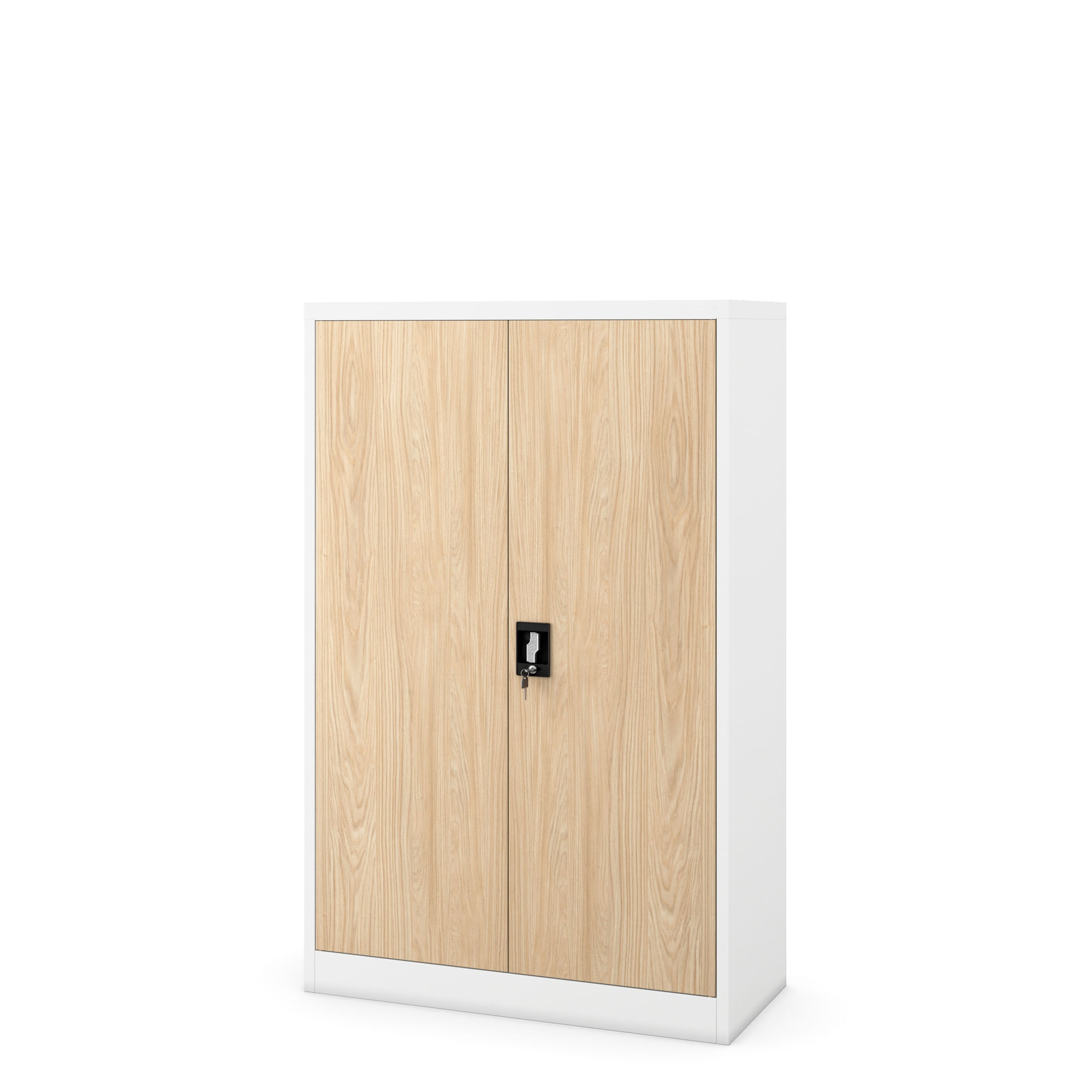 Dulap birou KEVIN, 900 x 1400 x 400 mm, Eco Design: alb-stejar sonoma Dulap birou KEVIN, 900 x 1400 x 400 mm, Eco Design: alb-stejar sonoma