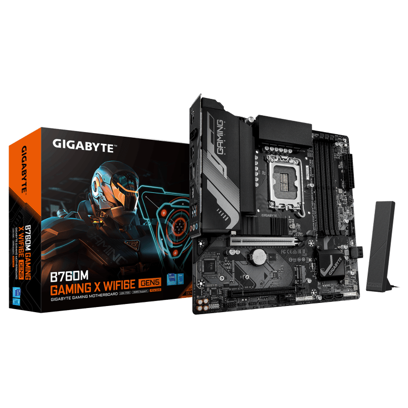 GIGABYTE B760M GAMING X WIFI6E GEN5 GIGABYTE B760M GAMING X WIFI6E GEN5