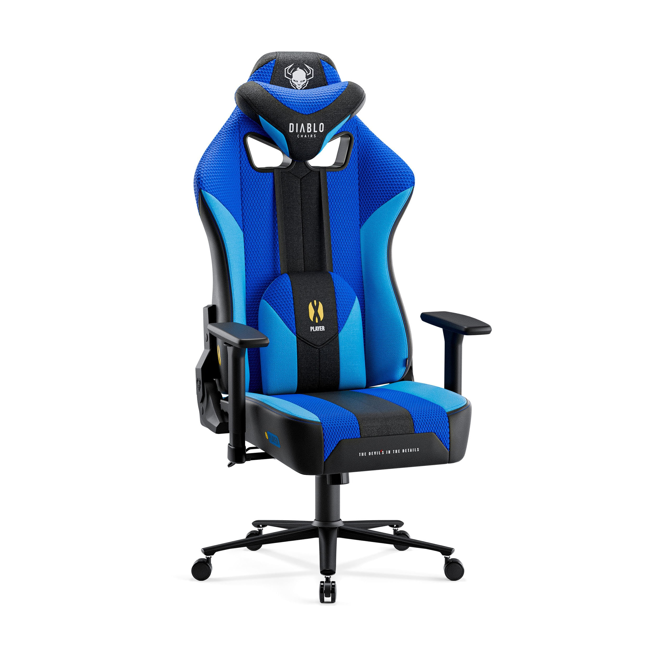 Scaun gaming din material Diablo X-Player 2.0: Frost Black/negru Normal Scaun gaming din material Diablo X-Player 2.0: Frost Black/negru Normal