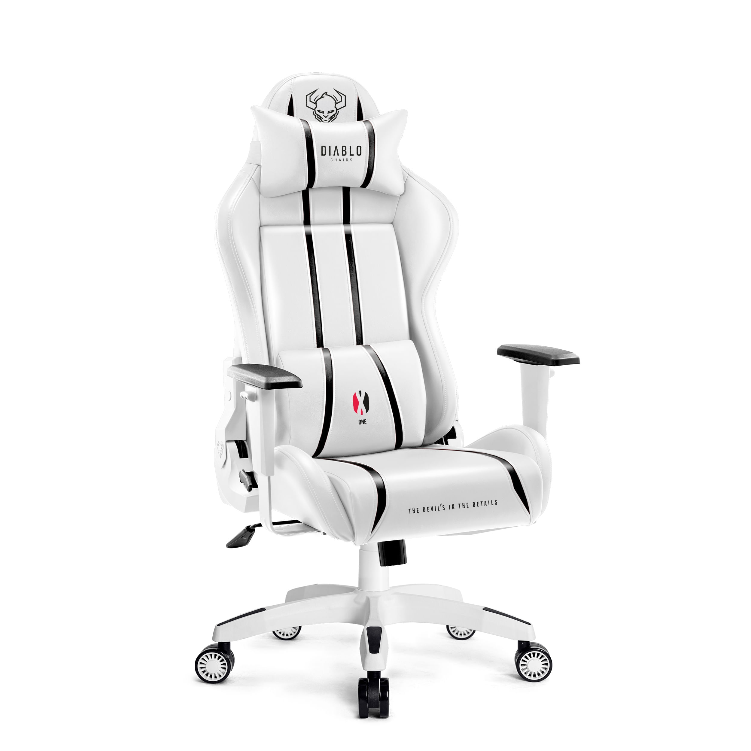 Scaun gaming Diablo X-One 2.0 Normal Size: alb-negru Scaun gaming Diablo X-One 2.0 Normal Size: alb-negru