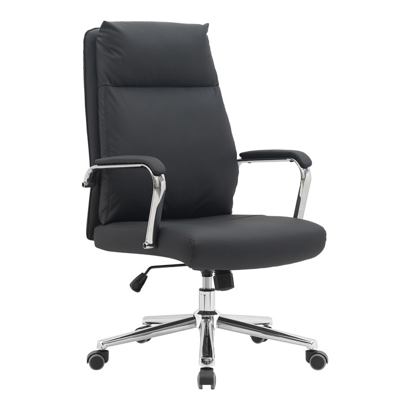 Scaun de birou manager Siquel pakoworld, piele PU, culoare negru Scaun de birou manager Siquel pakoworld, piele PU, culoare negru