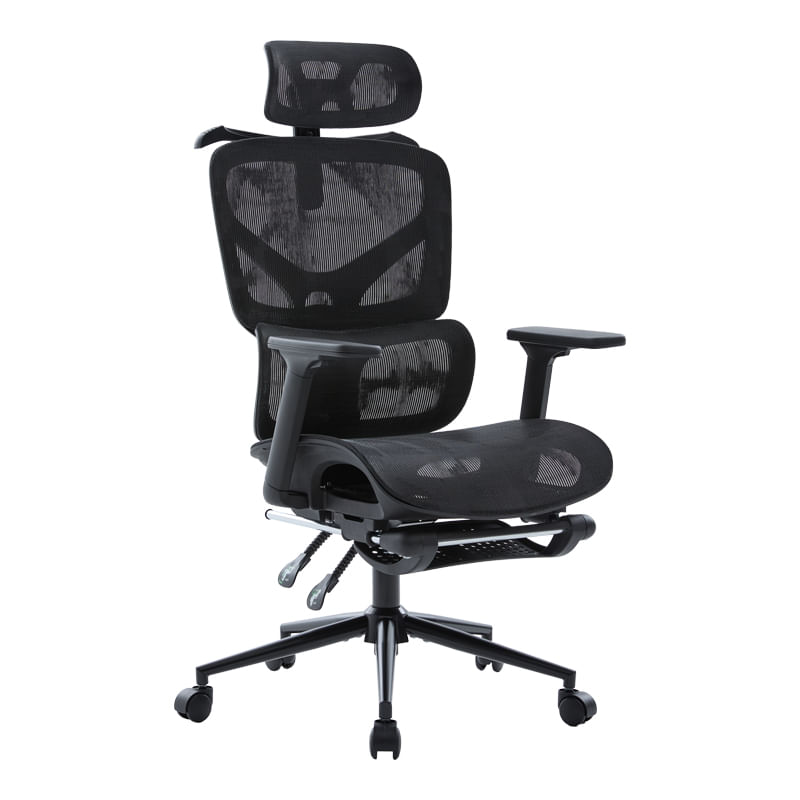 Scaun de birou executive Vigo pakoworld mesh, culoare neagra, 52x70x118-124cm Scaun de birou executive Vigo pakoworld mesh, culoare neagră, 52x70x118-124cm