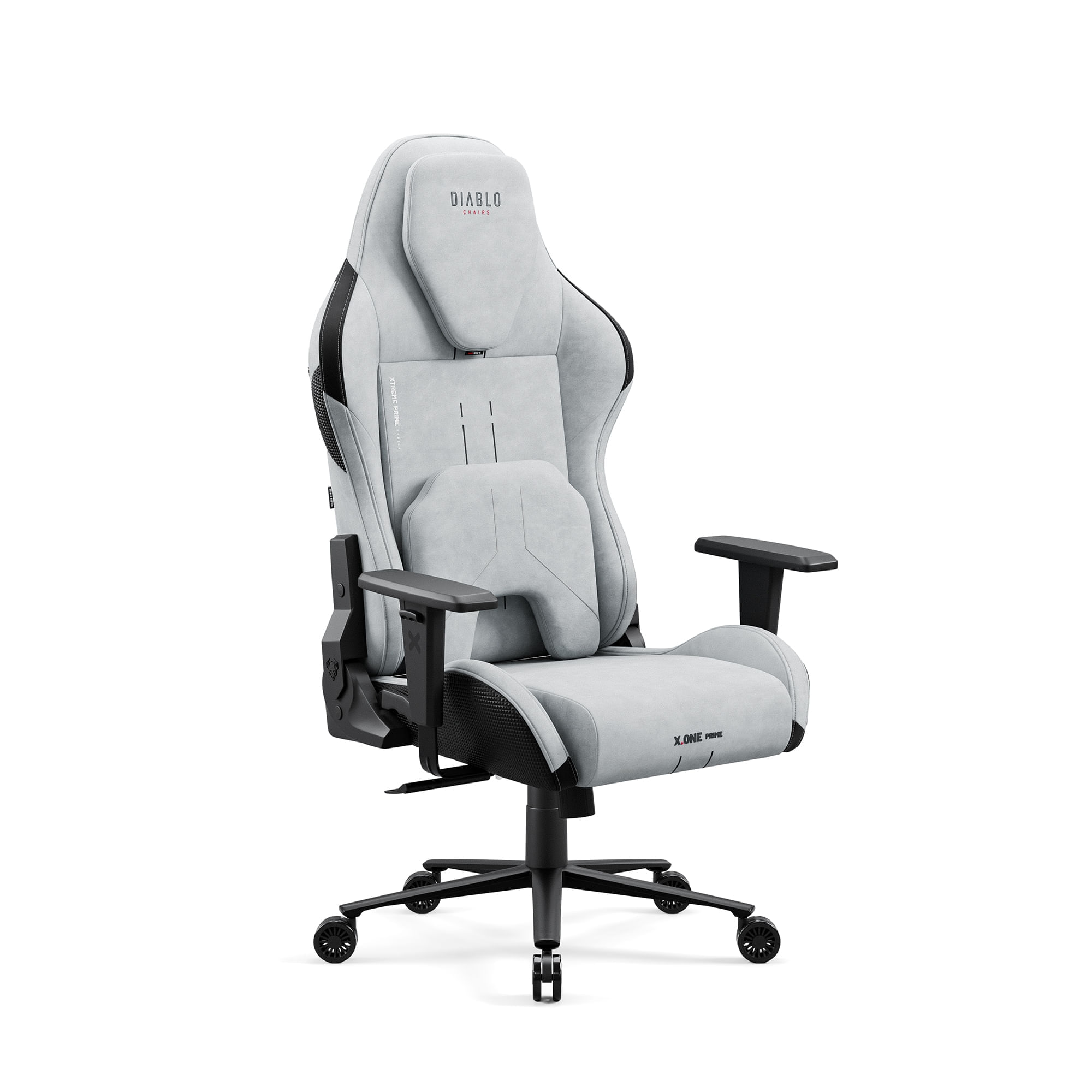 Scaun gaming gri Diablo X.One Prime, Normal Size, Nightwolf Moon Scaun gaming gri Diablo X.One Prime, Normal Size, Nightwolf Moon