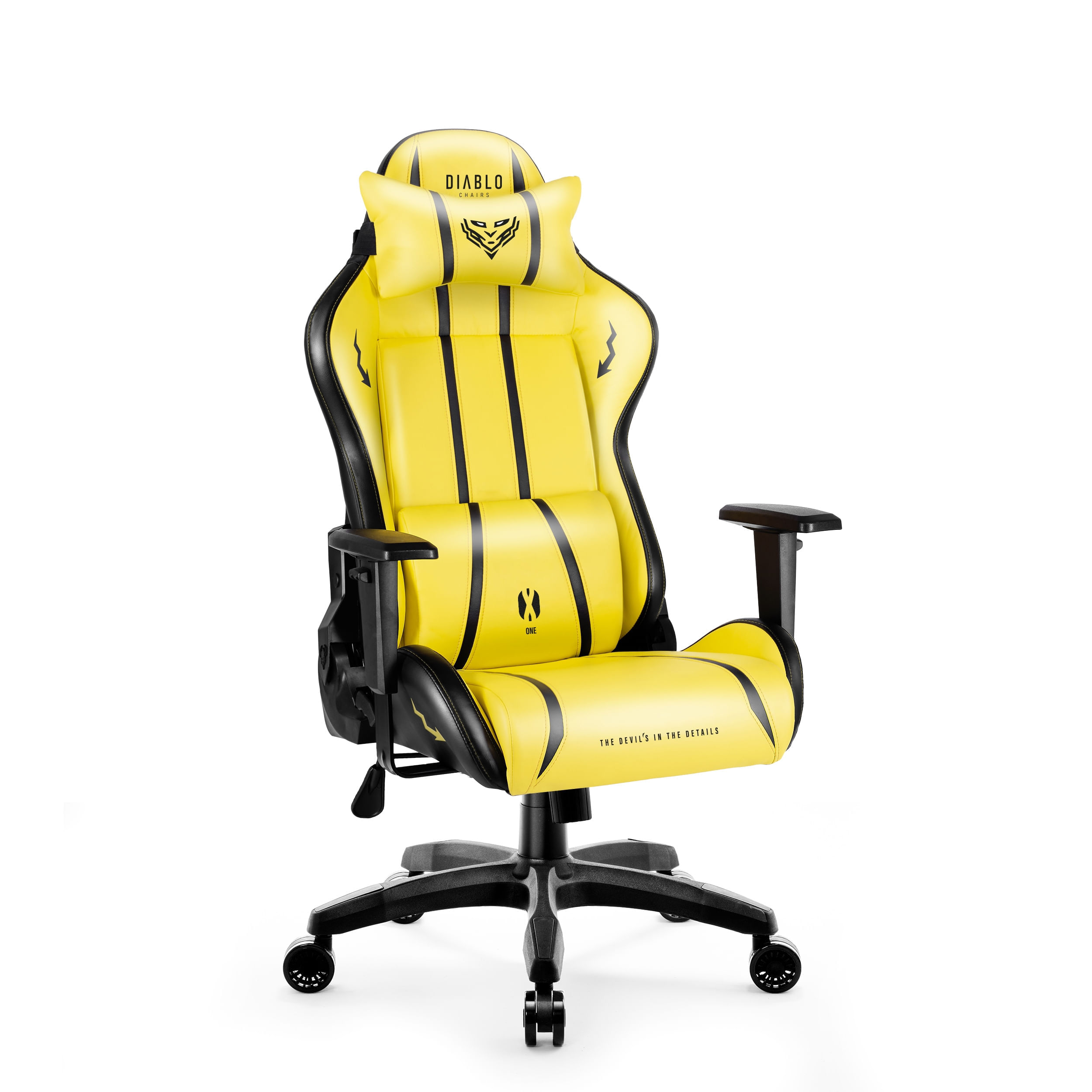 Scaun gaming Diablo X-One 2.0 Normal Size: Electric Yellow / galben Scaun gaming Diablo X-One 2.0 Normal Size: Electric Yellow / galben