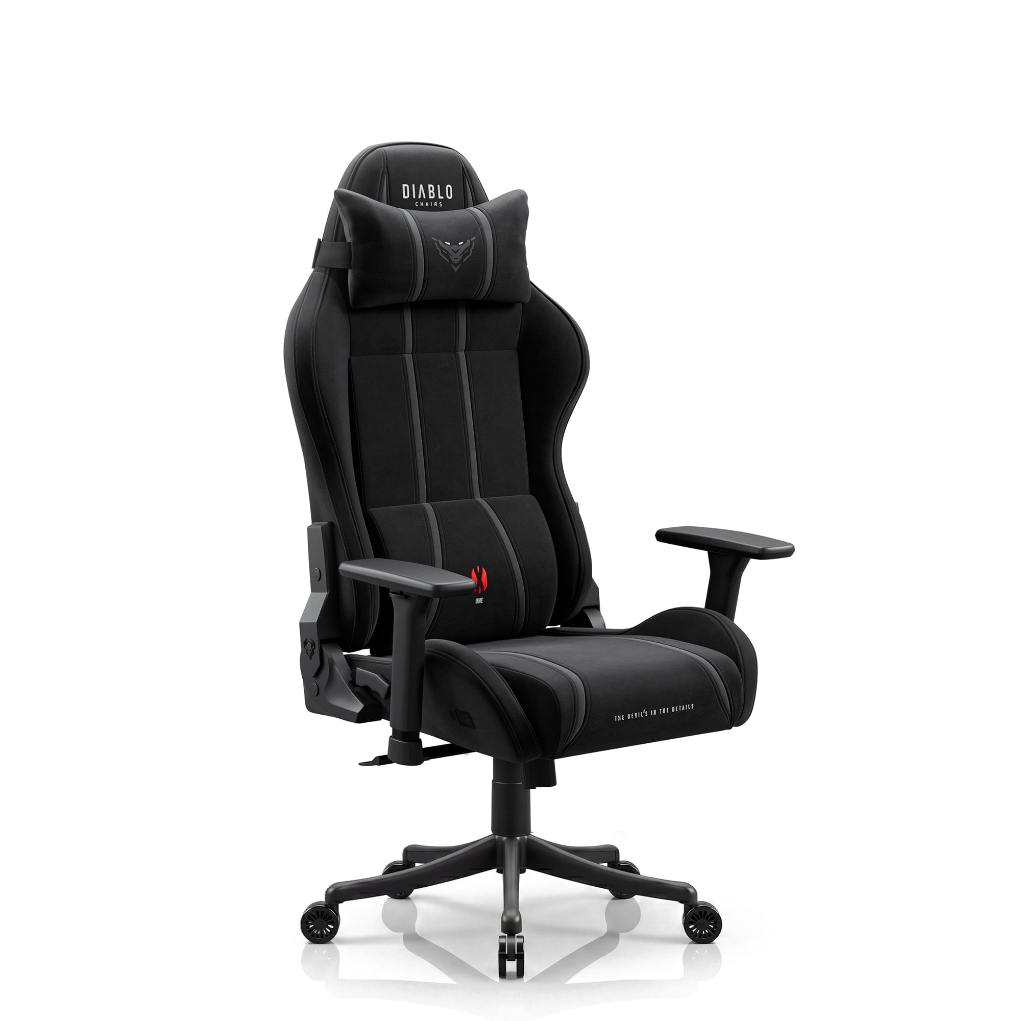 Scaun gaming textil negru Diablo X-One 2.0 Burned Black Small Scaun gaming textil negru Diablo X-One 2.0 Burned Black Small