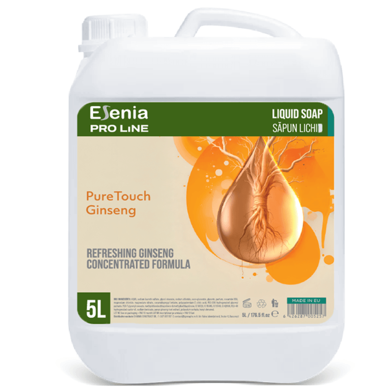 Sapun lichid Ginseng Pure Touch Esenia 5 litri Sapun lichid Ginseng Pure Touch Esenia 5 litri