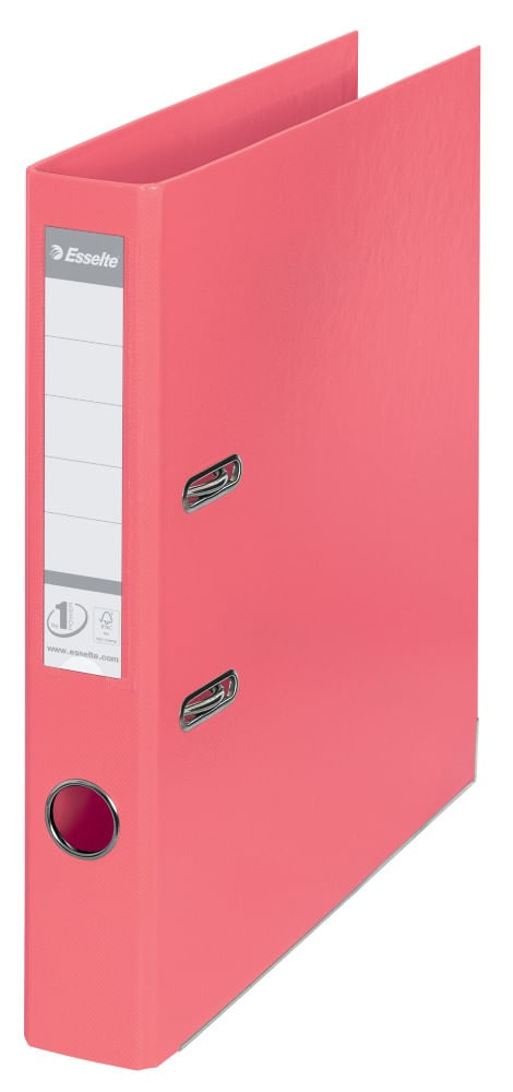 Biblioraft A4 plastifiat PP 5 cm/ 7.5 cm diverse culori Esselte No.1 Power Biblioraft A4 plastifiat PP 5 cm/ 7.5 cm diverse culori Esselte No.1 Power 5 cm roz