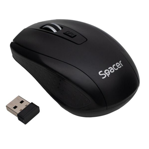 Mouse Spacer WS/BT 1600 DPI negru Mouse Spacer WS/BT 1600 DPI negru
