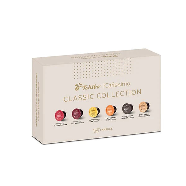 Capsule Tchibo Cafissimo Collection 6 sortimente x 10 capsule Capsule Tchibo Cafissimo Collection 6 sortimente x 10 capsule Classic