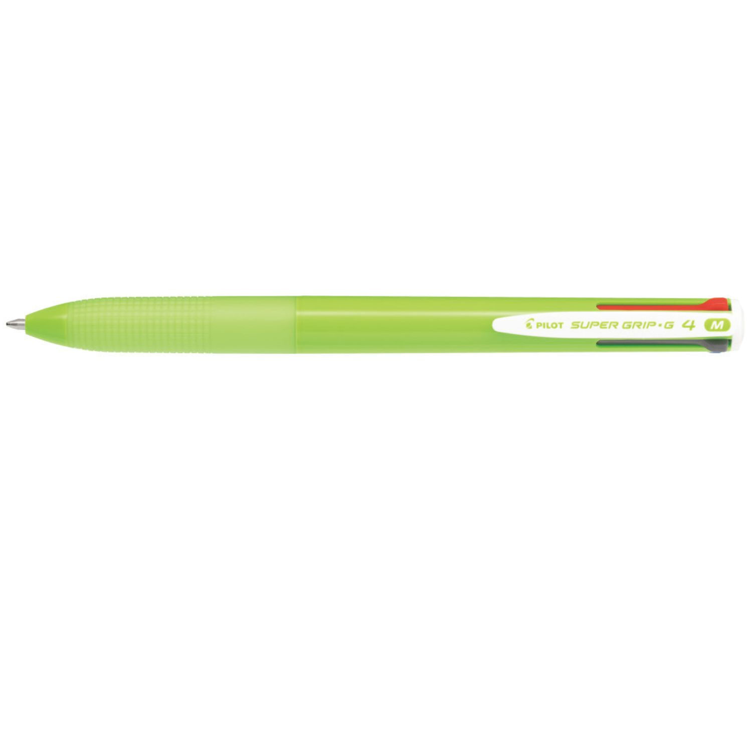 Pix cu bila Pilot Super Grip G 4 culori 1 mm cu click diverse modele Pix cu bila Pilot Super Grip G 4 culori 1 mm cu click diverse modele verde deschis